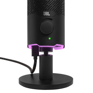JBL Quantum Stream - Black - Dual pattern premium USB microphone for streaming, recording and gaming - Detailshot 5